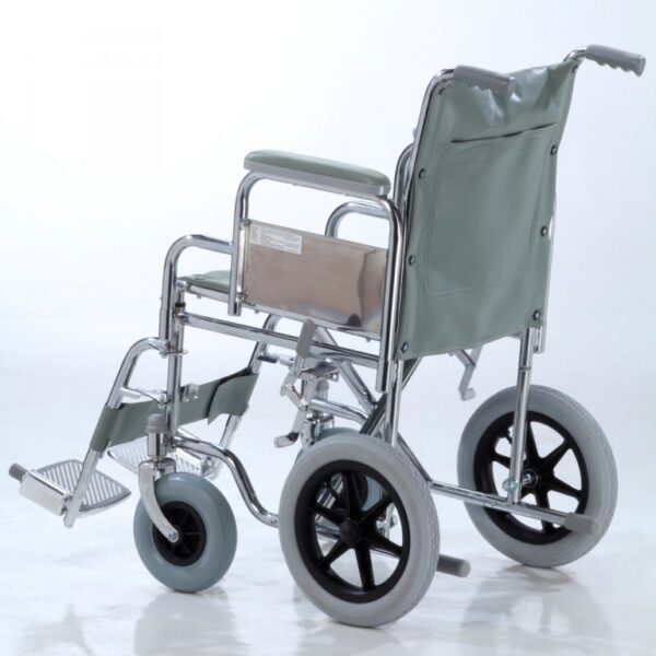 Silla 30/20 Rebatible Cromada Con Rueda Neumática - Imagen 2