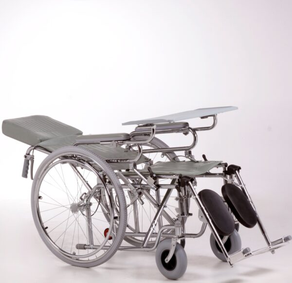 Silla A311 60/20 Reclinable Gris Con Mesa - Imagen 2